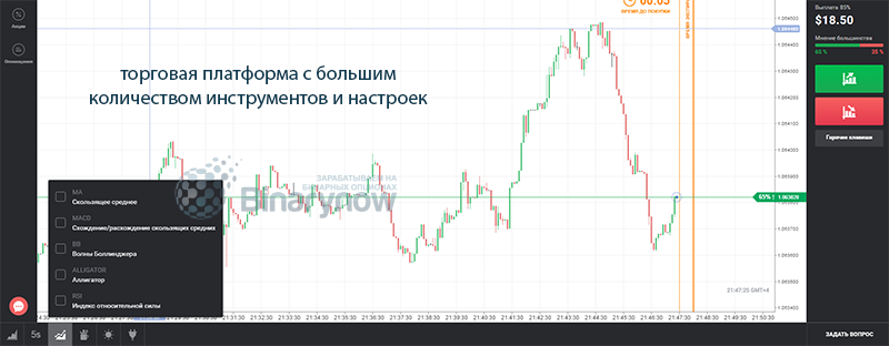 Возможности современных терминалов на бинарах
